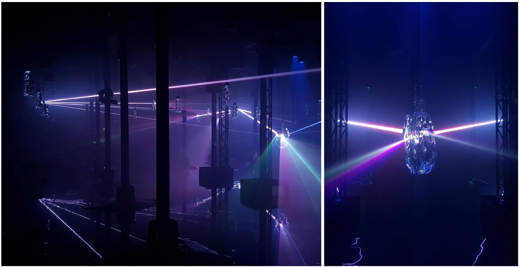 Aurora — light installation detail